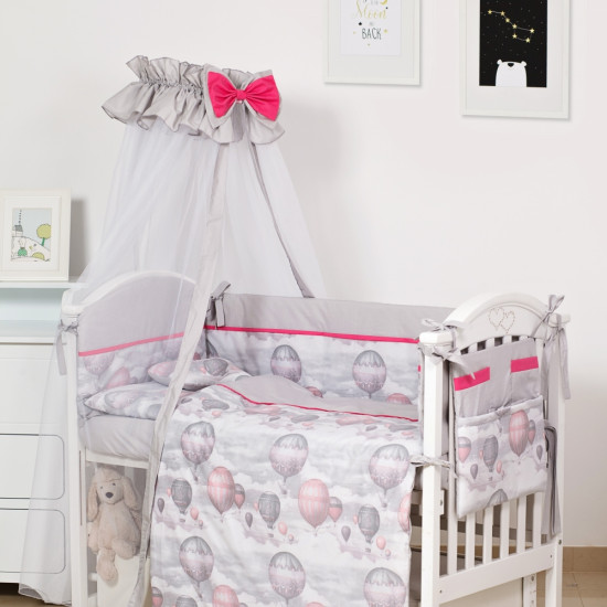 Постільний комплект 8 ел Twins Modern ІІ 4028-P-111, Повітряна куля сіра, сірий