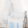 Постельный комплект 8 эл Twins Dolce Друзья зайчики 4060-D-003, blue, голубой