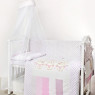 Постельный комплект 8 эл Twins Dolce Друзья зайчики 4060-D-002, pink, розовый