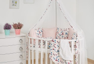 Постельный комплект 8 эл Twins Dolce Лесные жители 4063-D-015, white, белый