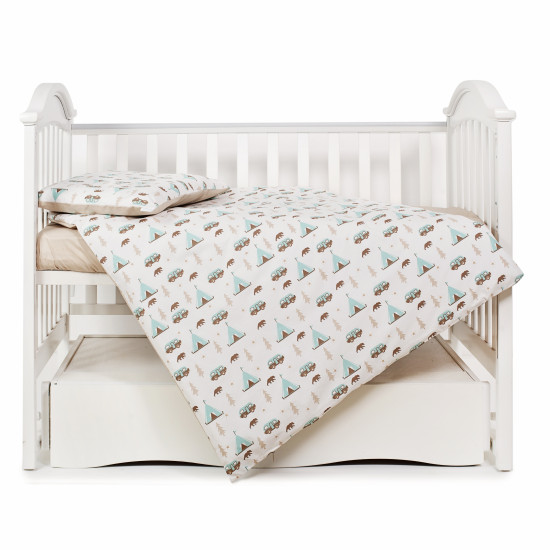 Сменная постель 3 эл Twins Modern 3040-PM-02, Voyage, беж/мята