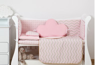 Bed kit 6 EL Twins Dolce Insta 4075-D-507, pink / gold zigzag, pink