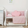 Bed kit 6 EL Twins Dolce Insta 4075-D-508, pink / gold hearts, pink