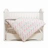 Changing Bed 3 el Twins Happy Points pink gray/pink