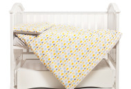 Змінна постіль 3 ел Twins Happy Clouds yellow сірий/жовтий