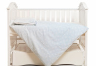 Changing Bed 3 el Twins Happy rabbits mint white/mint