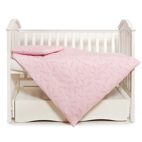 Changing bed 3 el Twins Premium Glamour Limited star pink