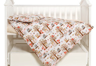 Сменная постель 3 эл Twins Modern New 3040-PMN-18, Indian friends, белый/оранжевый