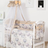 Постельный комплект 8 эл Twins Modern ІІ 4028-P-112, Воздушный шар беж, бежевый