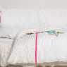 Постельный комплект 4 эл Twins Evo Совы 4069-A-020, pink, белый / розовый