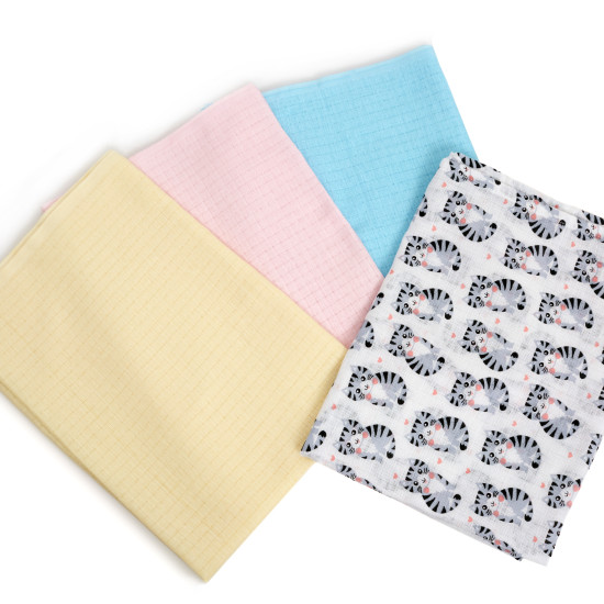 Пеленка Twins тетра 110/80 / 3 шт / 1532-2.20, multicolor, мультиколир