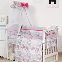 Bed a set 8 email Twins Modern II 4028-P-111, gray ball, gray