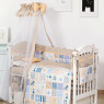 Bed a set 8 email Twins Modern II 4028-P-115, owl Bezh, beige