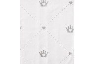 Glass sheet Twins Dolce Insta 120x60 Cricking 6060-DI-01CS, Crown silver, white
