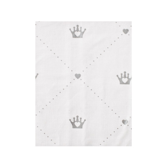 Glass sheet Twins Dolce Insta 120x60 Cricking 6060-DI-01CS, Crown silver, white