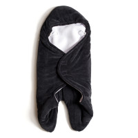 Конверт - обнимашка Twins велюр 9011-TO-16, dark grey, графит