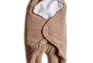 Envelope-hug Twins velor 9011-to-201, latte, latte