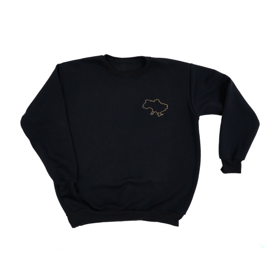 Twins insulated sweatshirt with embroidery, black, L