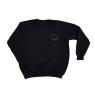 Twins insulated sweatshirt with embroidery, black, L