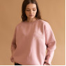 Twins sweatshirt insulated with embroidery, powder pink, M