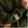 Twins sweatshirt insulated with embroidery, Khaki, L
