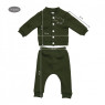 Children's suit Twins knitted insulated (bomber jacket, pants) black 74