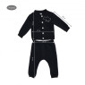 Children's suit Twins knitted insulated Ukraine (bomber jacket, pants) grey 80s