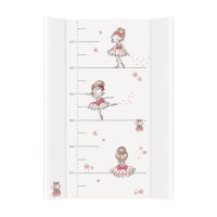 Повивальна дошка Cebababy 50x70 Basic line W-200-091-138, Прима балерина в танці , білий/рожевий