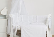 Постільний комплект 8 ел Twins Romantic Spring collection 4024-TR-01, white, білий