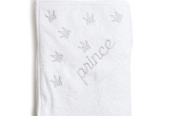 Рушник Twins Shine 100/100 (prince/princesse) 1510-TS-21, silver, білий/срібло