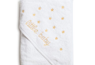 Полотенце Twins Little Baby (вышивка) 1520-TLB-02, beige, білий/беж