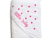 Полотенце Twins Little Baby (вышивка) 1520-TLB-27, fuchsia, білий/фуксія